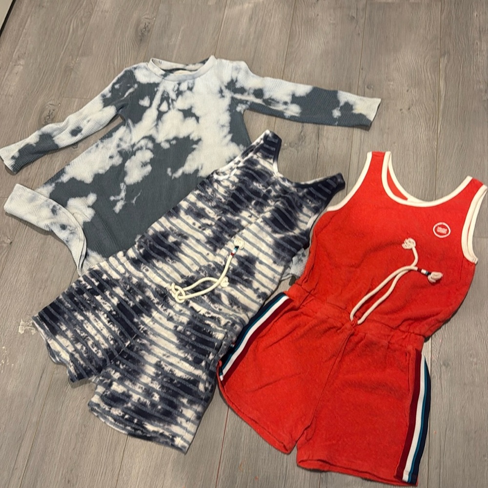 Sol Angeles size 8 - 2 rompers and a dress